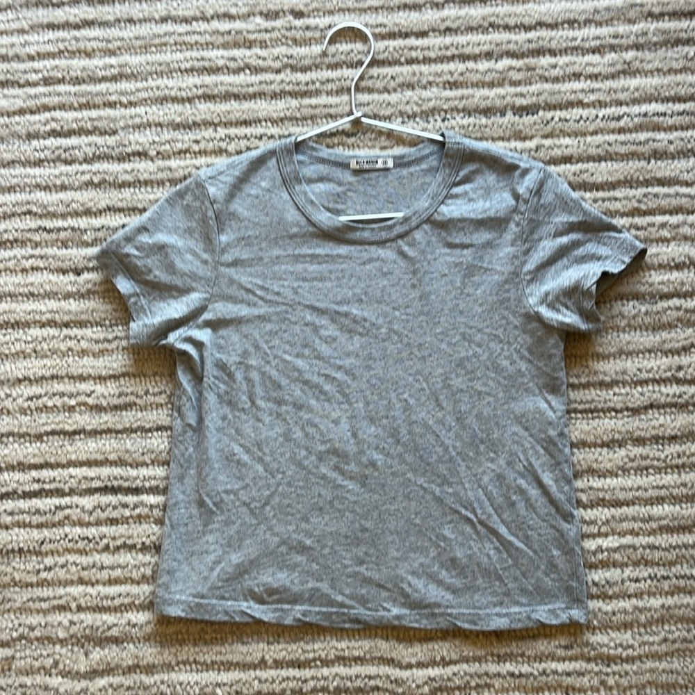 Buck Mason Boxy Cropped Tee